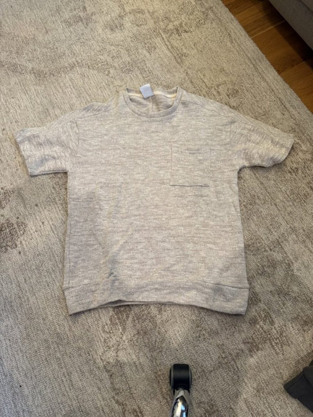 Light Gray Zara Tee S NWT